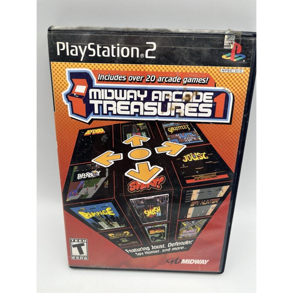 Midway Arcade Treasures 1 PS2 PlayStation 2 Complete CIB